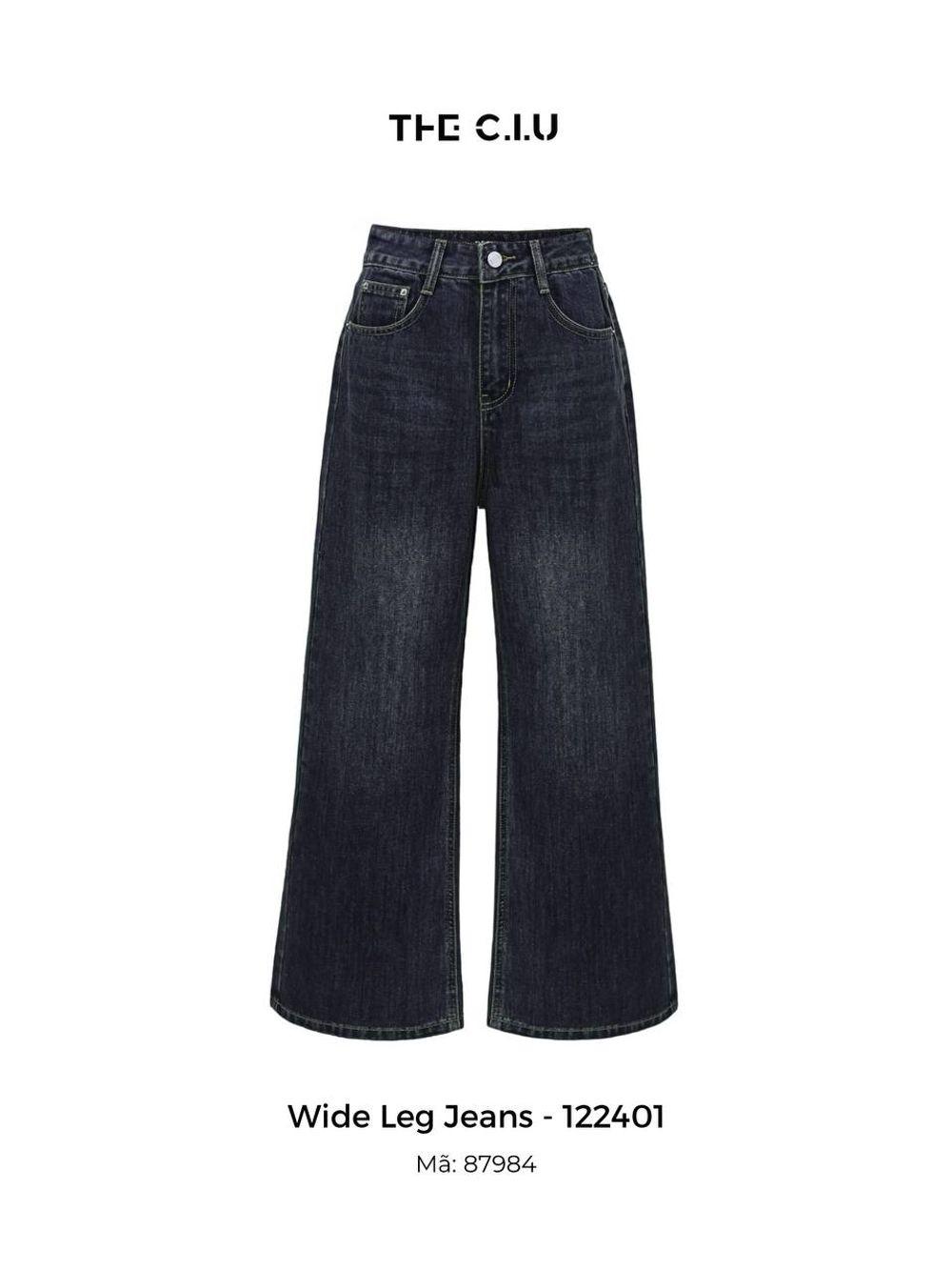 Quần Jeans ống rộng THE C.I.U - Wide Leg Jeans - 122401