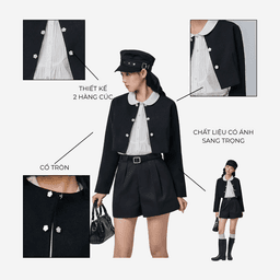 Áo khoác nút cài Jena Jacket