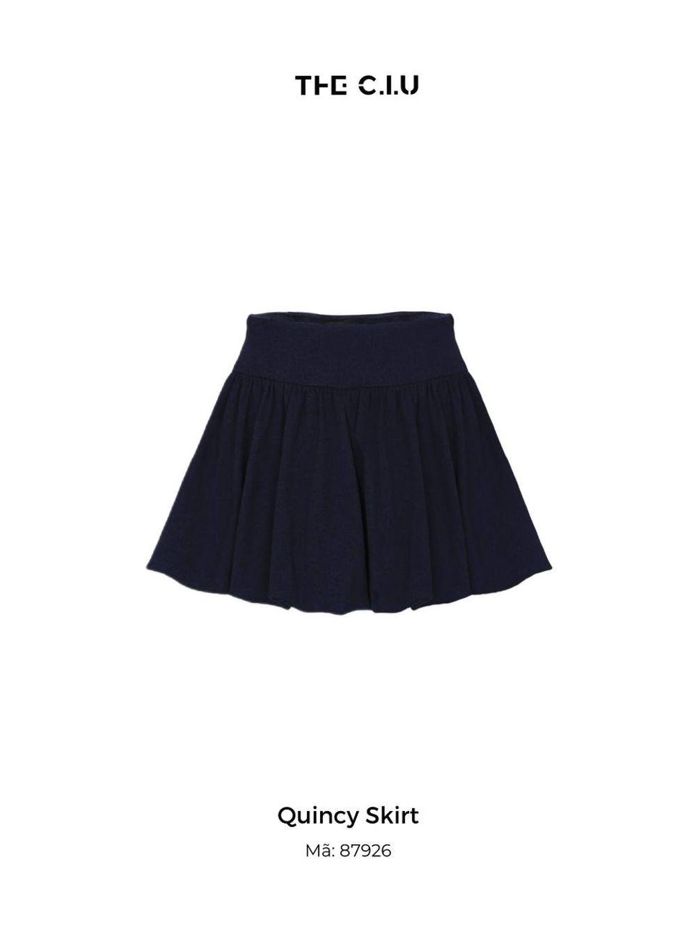 Chân váy ngắn dáng xòe cạp cao THE C.I.U - Quincy Skirt