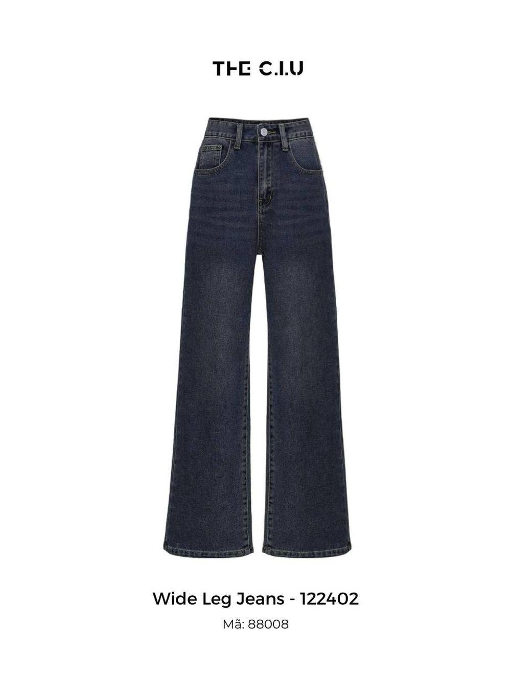 Quần Jeans ống rộng THE C.I.U - Wide Leg Jeans - 122402