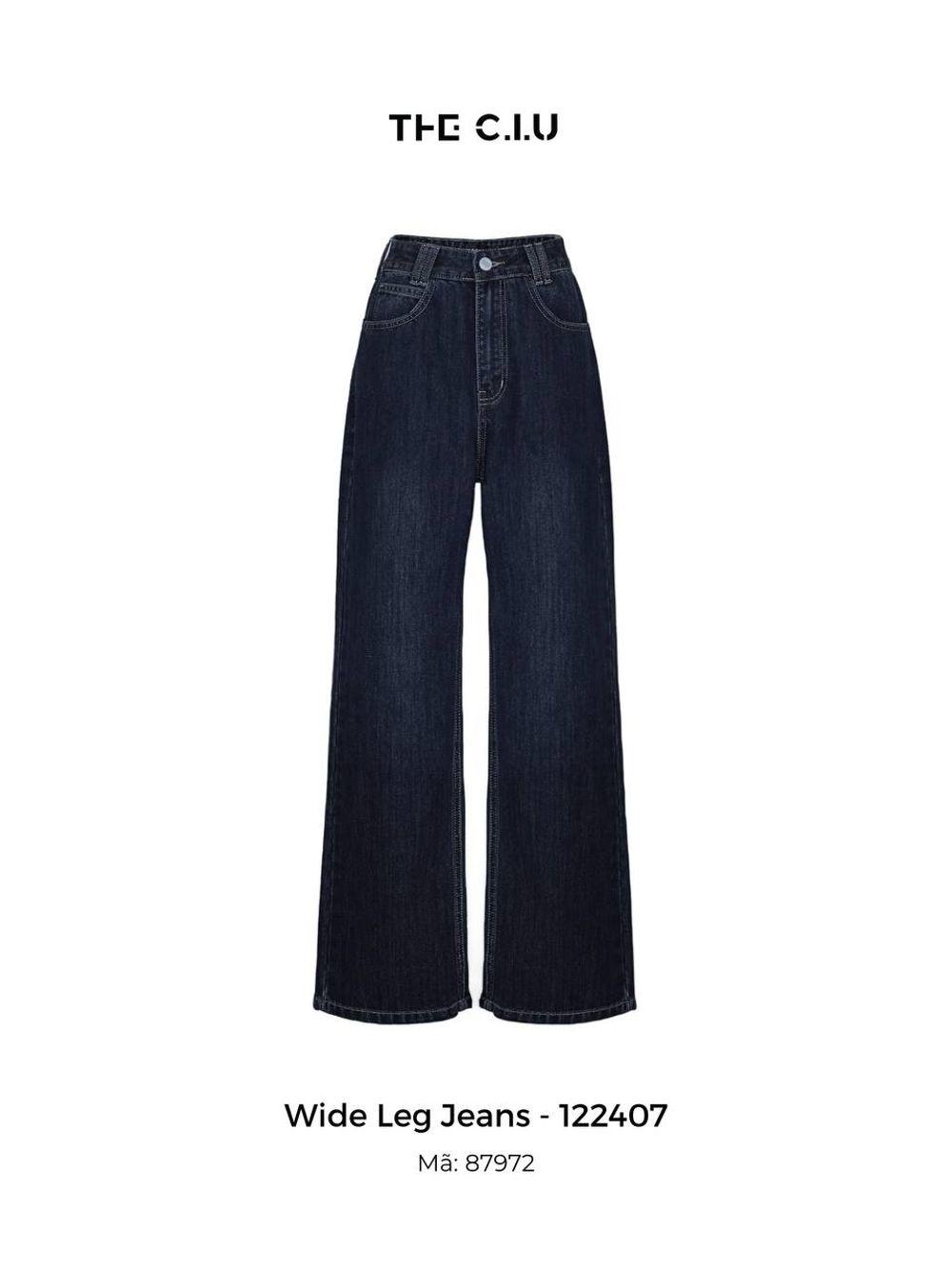 Quần Jeans ống rộng THE C.I.U - Wide Leg Jeans - 122407