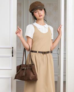 Đầm midi dáng xòe Yura Dress váy dài hai dây (ko kèm áo trong)