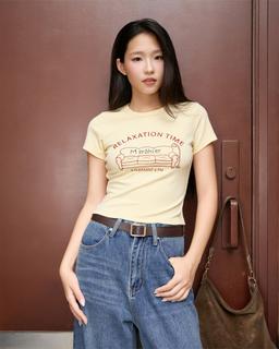 Áo thun baby tee Bambi Tee tay ngắn ôm body tôn dáng