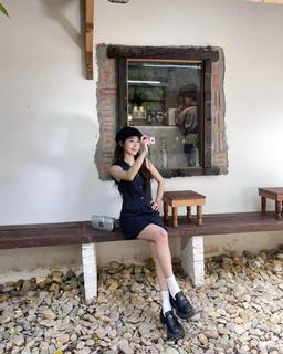 Set áo gile + chân váy chữ A Tansy Set
