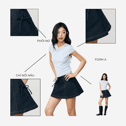 Chân váy denim Kenny Skirt