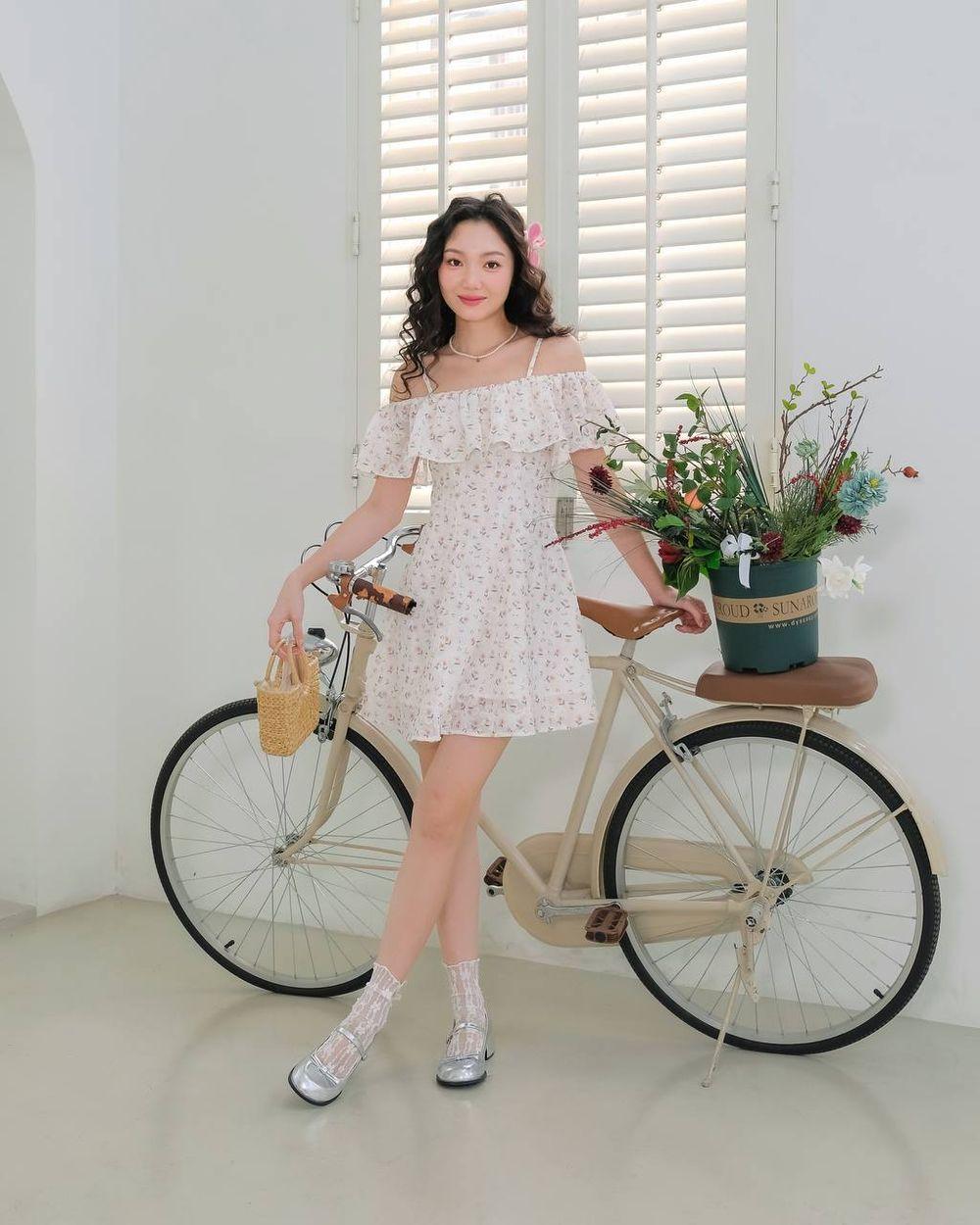 Váy trễ vai hoa THE C.I.U - Bianca Dress