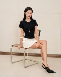Chân váy phối nơ Rei Skirt