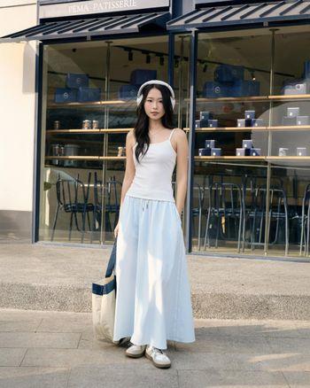Chân váy dài Gemma Long Skirt - C16