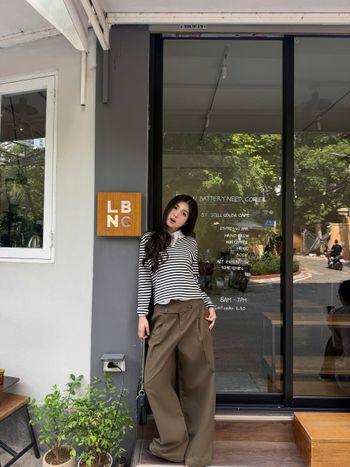 Quần tây ống rộng Jin Pants - JIN01 cạp cao vắt chéo xếp ly tôn dáng