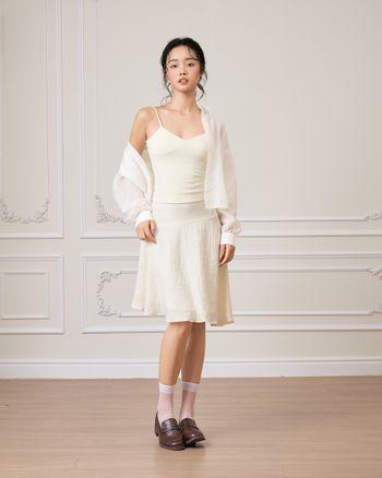 Chân váy dài xòe vạt xéo Liam Midi Skirt
