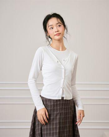 Áo thun giấy tay dài layer 2 lớp Ruka Top
