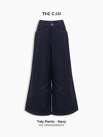 Quần denim ống rộng Taly Pants
