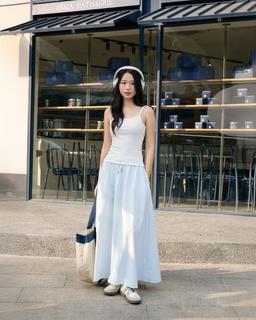 Chân váy dài Gemma Long Skirt - C16