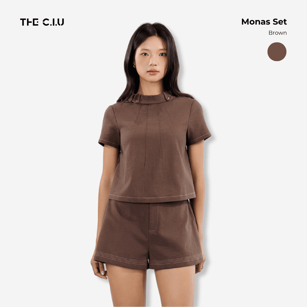 Quần short lưng cao Monas Short - MN13