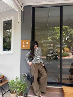 Quần tây ống rộng Jin Pants - JIN01 cạp cao vắt chéo xếp ly tôn dáng
