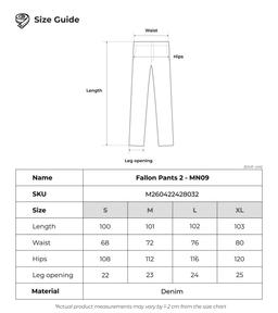Quần denim ống cong Fallon Pants 2 - MN09