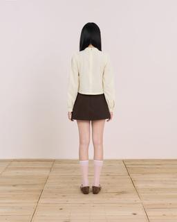 Chân váy chữ A Habi Skirt - C18 chân váy trơn ngắn cạp cao thanh lịch