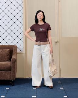 Quần ống suông nữ Cici Pants cạp cao dáng rộng