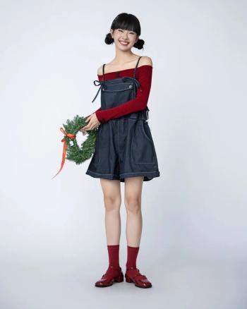 Yếm ngắn hai dây Nore Overall Short - MS01